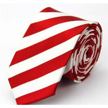 Load image into Gallery viewer, Colorful Plaids &amp; Stripes Collection Skinny Ties - 20 Colors &amp; Styles
