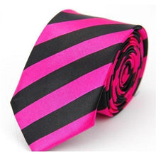 Load image into Gallery viewer, Colorful Plaids &amp; Stripes Collection Skinny Ties - 20 Colors &amp; Styles
