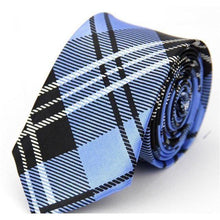 Load image into Gallery viewer, Colorful Plaids &amp; Stripes Collection Skinny Ties - 20 Colors &amp; Styles
