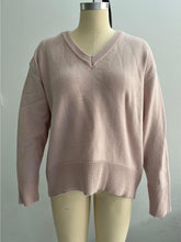 Load image into Gallery viewer, Colorful Loose Fit V-Neck Long Sleeve Sweater | NCS
