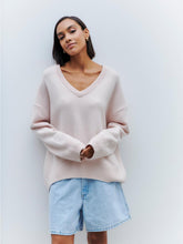 Load image into Gallery viewer, Colorful Loose Fit V-Neck Long Sleeve Sweater | NCS
