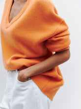 Load image into Gallery viewer, Colorful Loose Fit V-Neck Long Sleeve Sweater | NCS

