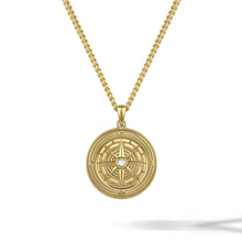 Load image into Gallery viewer, Compass Pendant - 14K Gold
