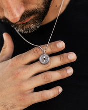 Load image into Gallery viewer, Compass Pendant - Sterling Silver
