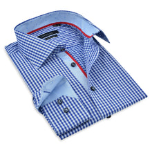Load image into Gallery viewer, Contrast Collar Button-Up Shirt  -  Contemporary Fit - Contrast trimming - final sale
