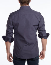 Load image into Gallery viewer, Contrast Collar Button-Up Shirt //  - Contemporary Fit - contrast  trimming - final sale
