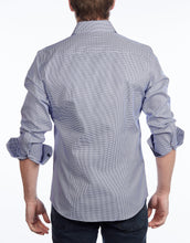 Load image into Gallery viewer, Contrast Collar Button-Up Shirt //  - Contemporary Fit - contrast  trimming- final sale
