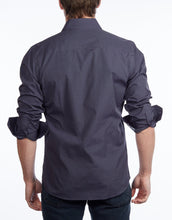 Load image into Gallery viewer, Contrast Collar Button-Up Shirt // Contemporary Fit - contrast  trimming - final sale
