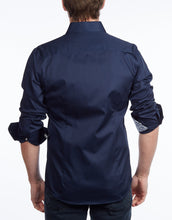 Load image into Gallery viewer, Contrast Collar Button-Up Shirt // Contemporary Fit - contrast  trimming - final sale
