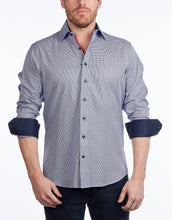 Load image into Gallery viewer, Contrast Collar Button-Up Shirt //  - Contemporary Fit - contrast  trimming- final sale
