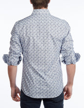 Load image into Gallery viewer, Contrast Collar Button-Up Shirt // Navy -  Contemporary Fit - Contrast trimming - final sale
