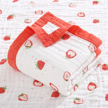 Load image into Gallery viewer, 100% Cotton 6-Layer Unicorn Baby Swaddle Blanket - # BAGE41210024
