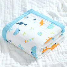 Load image into Gallery viewer, 100% Cotton 6-Layer Unicorn Baby Swaddle Blanket - # BAGE41210024
