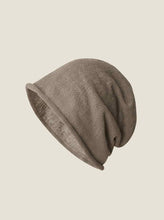 Load image into Gallery viewer, Cotton Linen Slouchy Beanie Lightweight Breathable Casual Hat
