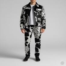 Load image into Gallery viewer, Cowhide Jacket And Pant Set Pony Skin Jacket
