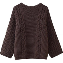 Load image into Gallery viewer, Cozy Bell Sleeve Cable Knit Sweater | NCS
