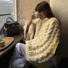 Load image into Gallery viewer, Cozy Bell Sleeve Cable Knit Sweater | NCS
