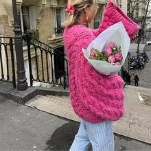 Load image into Gallery viewer, Cozy Bell Sleeve Cable Knit Sweater | NCS
