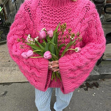 Load image into Gallery viewer, Cozy Bell Sleeve Cable Knit Sweater | NCS
