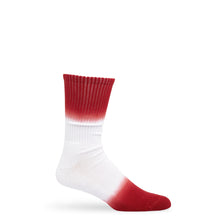 Load image into Gallery viewer, Crimson Dip Casual Crew Socks
