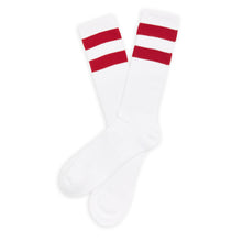 Load image into Gallery viewer, Crimson Retro Casual Crew Socks
