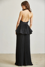 Load image into Gallery viewer, Midnight in Monaco Chiffon Pleated Pant Set
