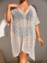 Load image into Gallery viewer, Crochet Tassel Hollow Tie Shawl Cover-up | NCS
