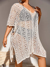 Load image into Gallery viewer, Crochet Tassel Hollow Tie Shawl Cover-up | NCS
