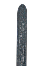 Load image into Gallery viewer, 71-155-NVY Crocodile Belt, Navy
