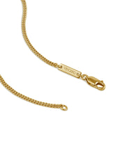 Load image into Gallery viewer, Stone Cross Pendant -  14K Gold Onyx

