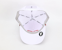 Load image into Gallery viewer, Crown Point White Rope Hat - Chippopotamus Red
