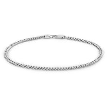 Load image into Gallery viewer, Curb Chain Bracelet, 3MM - Sterling Silver
