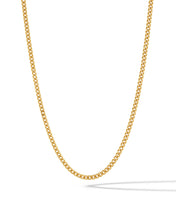 Load image into Gallery viewer, Curb Chain Necklace, 3MM - 14K Gold
