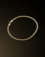 Load image into Gallery viewer, Curb Chain Bracelet, 3MM - 14K Gold

