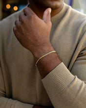 Load image into Gallery viewer, Curb Chain Bracelet, 3MM - 14K Gold
