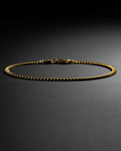 Load image into Gallery viewer, Curb Chain Bracelet, 3MM - 14K Gold
