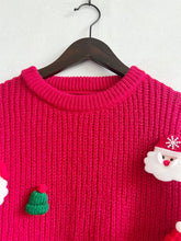 Load image into Gallery viewer, Cute 3D Santa Claus Christmas Knit Sweater | NCS

