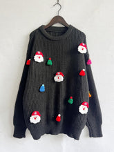 Load image into Gallery viewer, Cute 3D Santa Claus Christmas Knit Sweater | NCS
