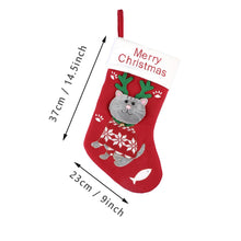 Load image into Gallery viewer, Cute Cat &amp; Dog Christmas Stocking | NCS

