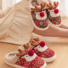 Load image into Gallery viewer, Cute Christmas Reindeer Winter Slippers | NCS
