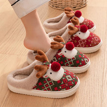 Load image into Gallery viewer, Cute Christmas Reindeer Winter Slippers | NCS

