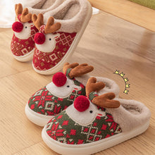 Load image into Gallery viewer, Cute Christmas Reindeer Winter Slippers | NCS
