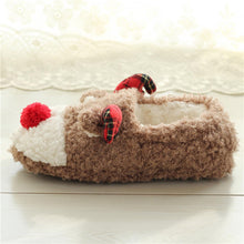 Load image into Gallery viewer, Cute Fuzzy Reindeer House Slippers | NCS
