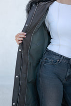 Load image into Gallery viewer, Lauren Genuine Fur Trim Down Fill Coat in Tobacco
