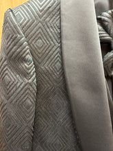 Load image into Gallery viewer, Moda Color Exclusive Black Diamond/Geometric Print Slim Fit Turkish 3-Piece Suit/Tuxedo
