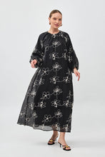Load image into Gallery viewer, Black Print Dress
