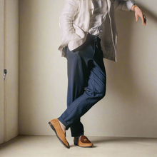 Load image into Gallery viewer, Men's Cognac Croc Milano Loafer
