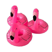 Load image into Gallery viewer, Flamingo Fun Pool Party Cup Holders - Stay Cool &amp; Celebrate in Style!
