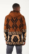 Load image into Gallery viewer, Lagos Red Exclusive Men&#39;s Brown Fashion Long Sweaters | Hoodie LS89
