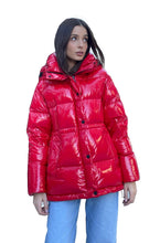 Load image into Gallery viewer, Gia Laqué Premium Down Hooded Jacket
